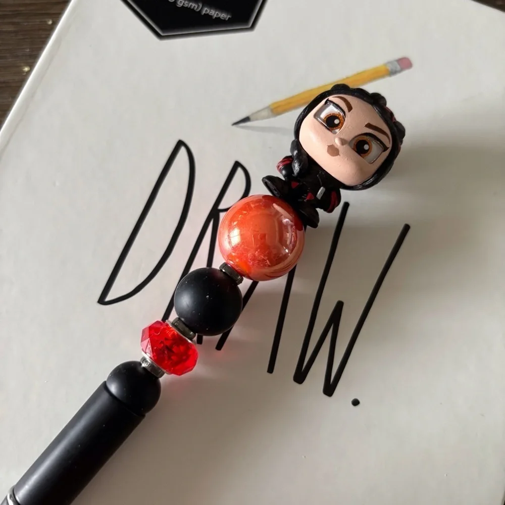 Disney Doorables: Star Wars: Fennec Shand handmade beaded pen